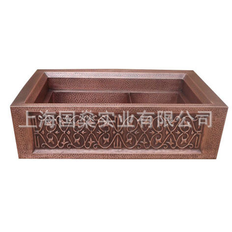 Source factory handmade copper basin copper sink vintage handmade pure copper wash basin brass sink