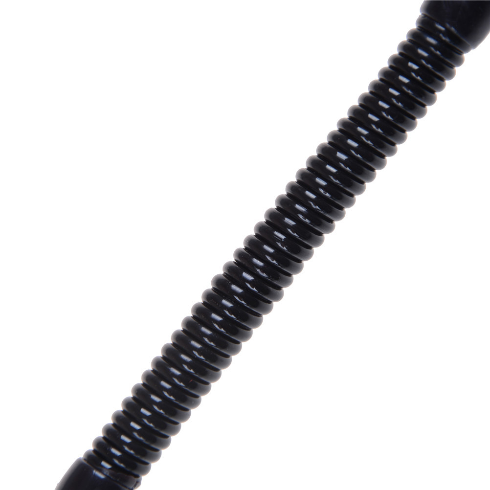 Llavero de metal cuerda de resorte cuerda elástica de plástico negro cuerda retráctil de color teléfono móvil clave anti-Perdida hebilla colgante al por mayor