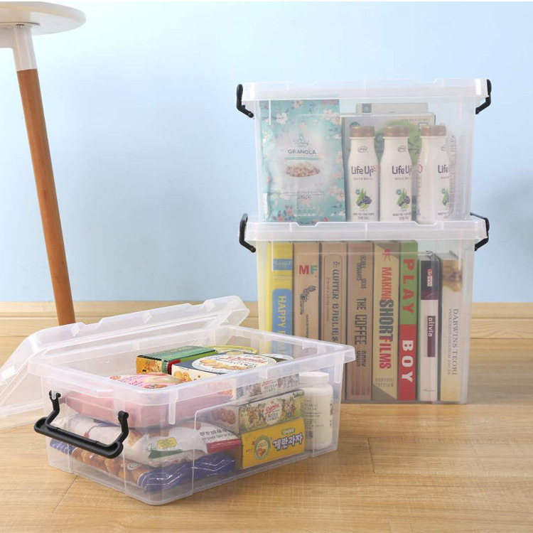 [New Product] Multi-specification thick high transparent plastic finishing storage box household daily dust solid and durable