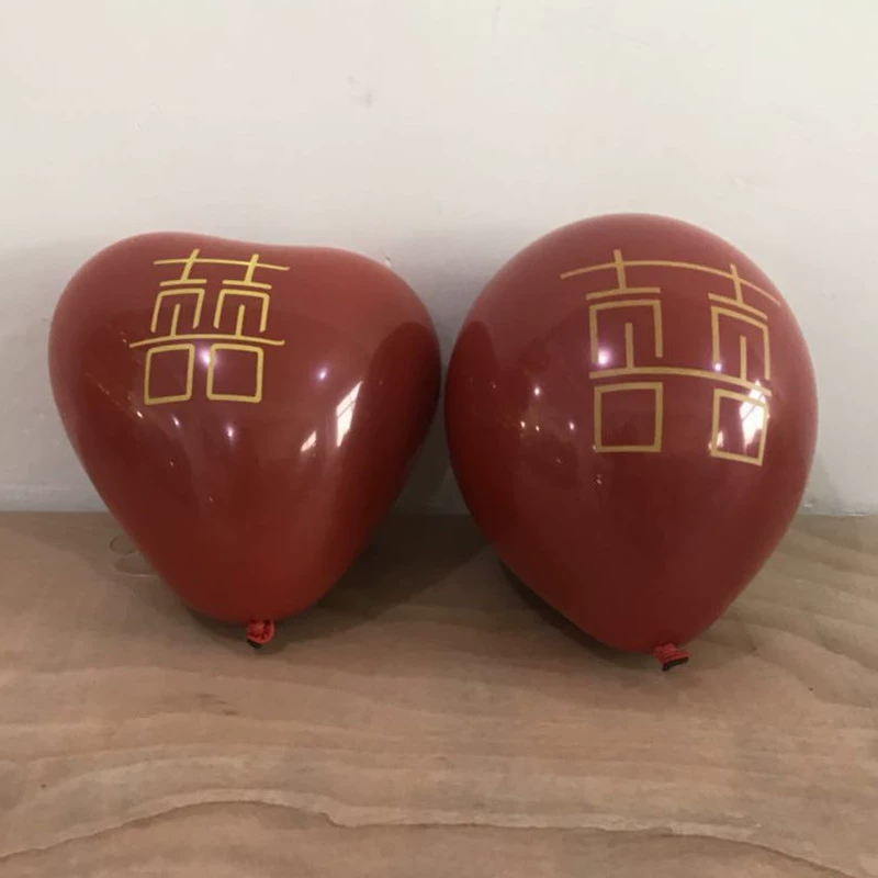 Двухслойный драгоценный камень красный счастливый воздушный шар красный свадебный подарок воздушный шар романтическое свадебное украшение комнаты день рождения макет