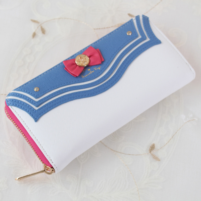 Cartera Nueva 2025, Bolso de Mano para Mujer, Estilo Sailor Moon, Versión Coreana, Gran Capacidad, Estilo Largo, Modelo Moderno