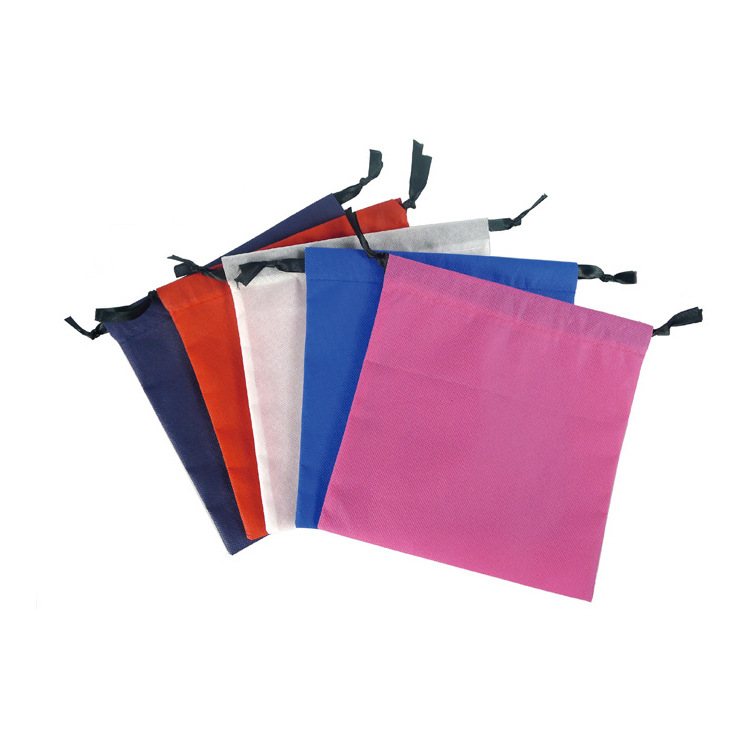 嘉乐制袋BSCI无纺布抽绳袋个性礼品促销无纺布袋可加印logo