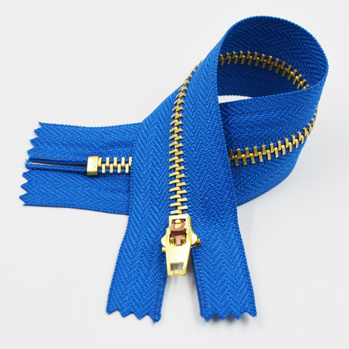 No. 3 Metal Closed Tail Copper Zipper Jeans Casual Pants Placket Zipper Clothes Sleeve Pocket Zipper