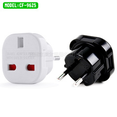 Convert British plug to European plug, European plug to British plug, British plug to European plug, British and European plug adapter