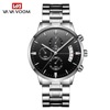 Steel belt stainless steel, quartz calendar for leisure, waterproof men's watch, wholesale