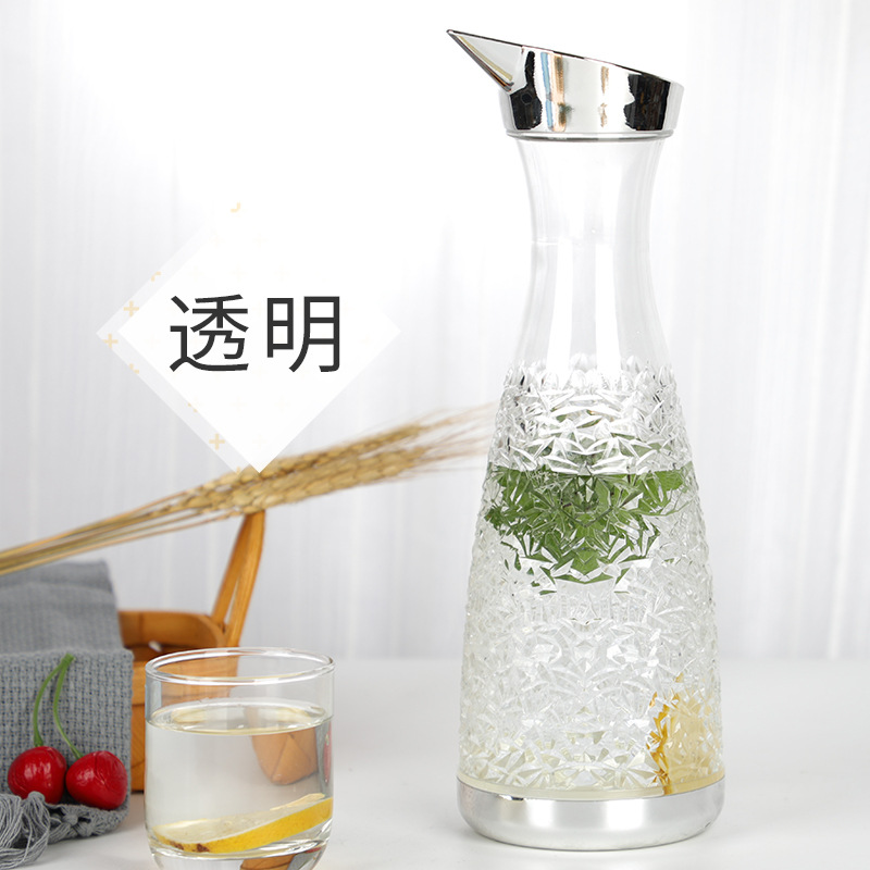 Jugo de frutas de gran capacidad de plástico jar de jugo de ciruela ácida bar bar de licor hervidor de agua fría acrílico PC resistente a la caída