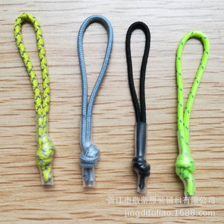 2022 Hot Heat Shrink Tube Clothing Bag PU Zipper Head Can Be Made Transparent Rope Sleeve New Pull Loop
