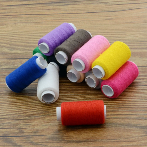 12 Fixed Color 402 Sewing Thread Set Handmade DIY Combination Hand Sewing Thread Tool Kit Sewing Thread Sewing Machine Thread Wholesale