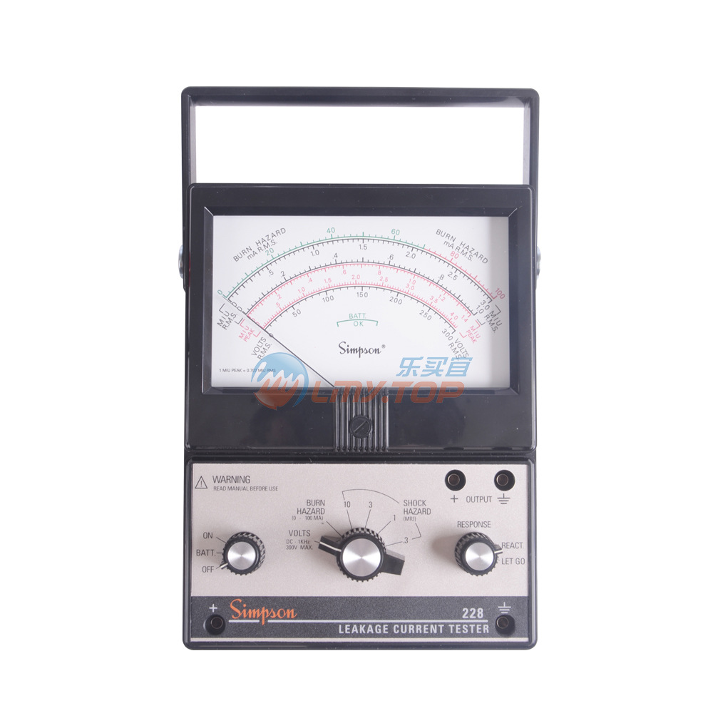 美国Simpson 228 泄漏电流表 美国辛普森228泄漏电流测试仪