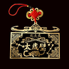 Manufacturer wholesale brass Taurus wall Taurus coin pendant zodiac animal year lucky charm pendant