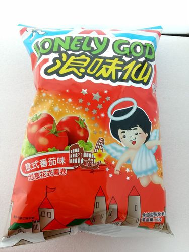 Wangwang 70g Langweixian Tomato/Vegetable/BBQ/Kombu Flavored Stuffed Potato Rolls Snack Food Wholesale