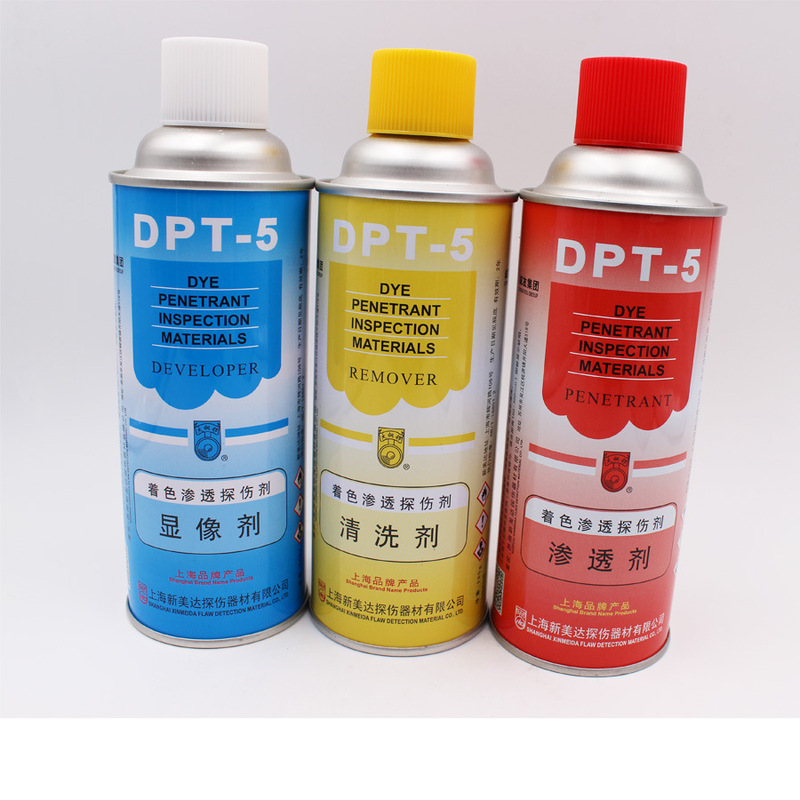 Xinmeida Dpt-5 Coloring Penetrating Flaw Detector Set Cleaning Agent Penetrating Agent Three-Dimensional Copy Scanning Developer Xinmeida Dpt-5 Coloring Penetrating Flaw Detector Set Cleaning Agent Penetrating Agent Three-Dimensional Copy Scanning Developer