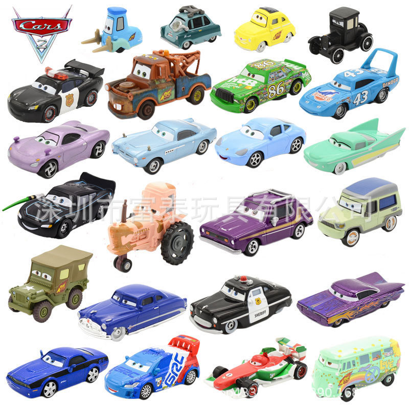 Racing Story Alloy Toy Car McQueen Mater Car King Luba Sally He Li Model