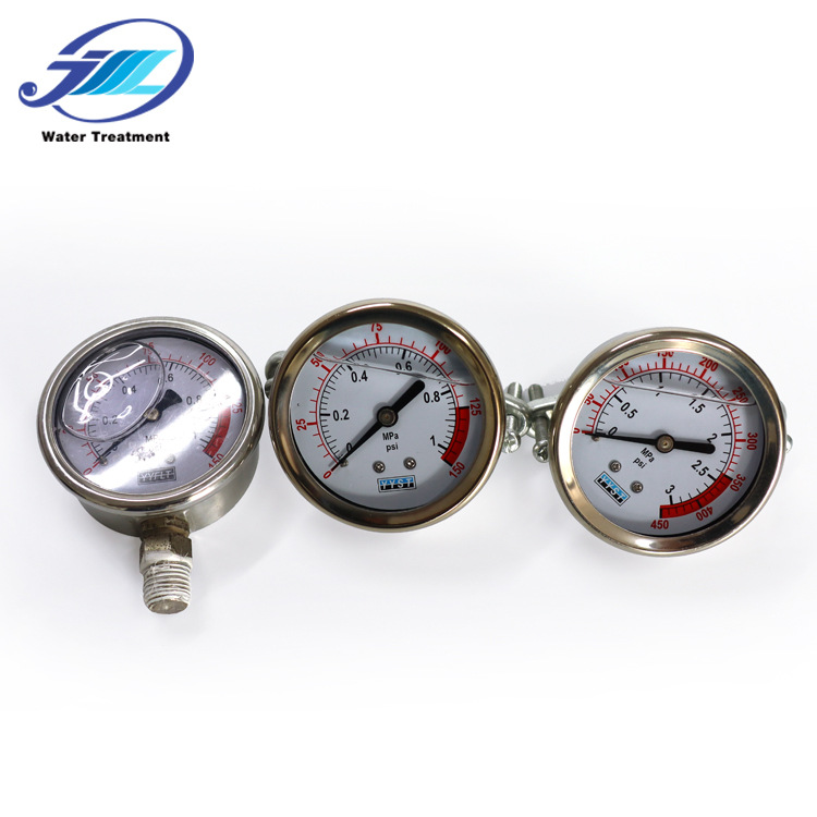 销售面板式高压压力表管道式充油低压压力表现货批发