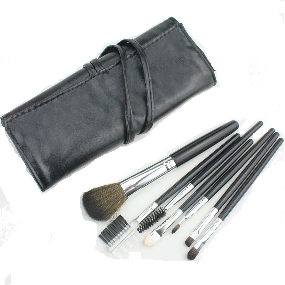 Multicoloured handheld brush, simple and elegant design, 7 pieces, full set, 7 pieces