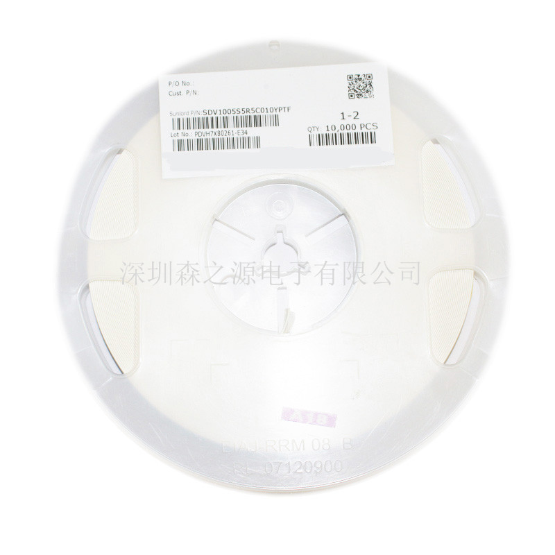 0402贴片压敏电阻 5.5V 1PF SDV1005S5R5C010YPTF(50只)