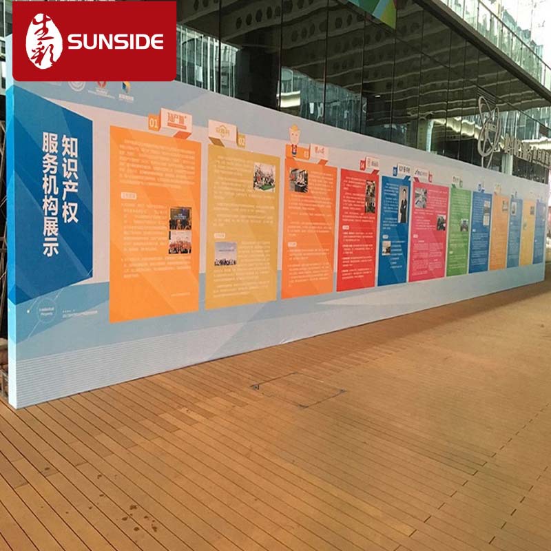 厂家制作镀锌方管桁架舞台背景架搭建高清喷绘背景灯布展会布置