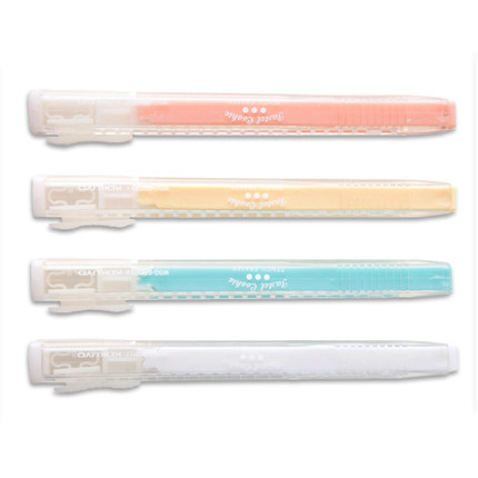 Japonés KOKUYO nacional reputación galletas de color de luz 7mm borrador línea por línea limpieza Push-Pull pequeño fresco para los estudiantes