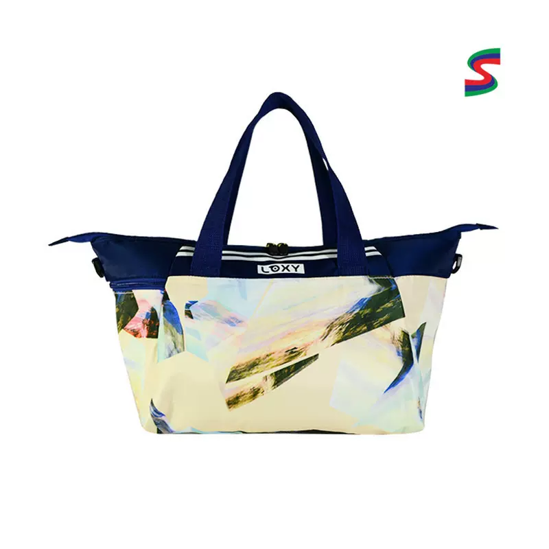 定制瑜伽健身夏威夷牛津布包布手提袋 水饺子款托特包 旅行收纳包