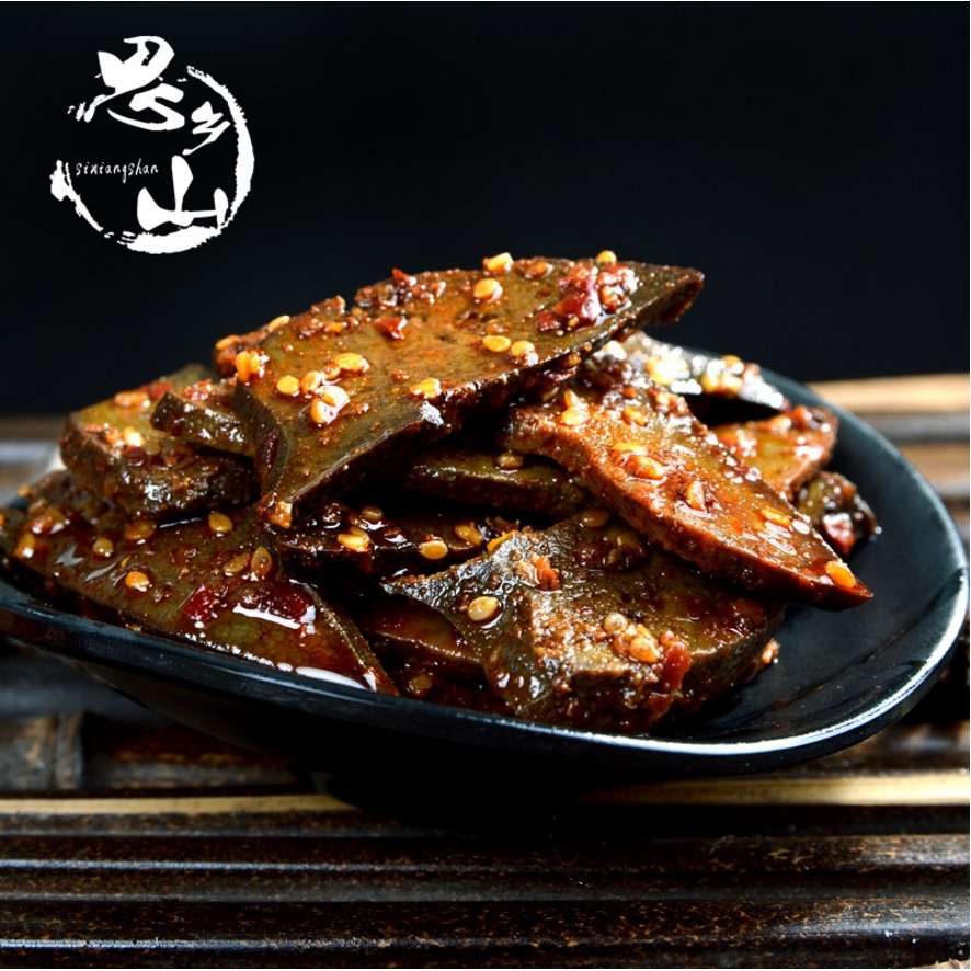 湖南特产思乡山香辣猪肝100g猪肉制品传统风味麻辣零食小吃