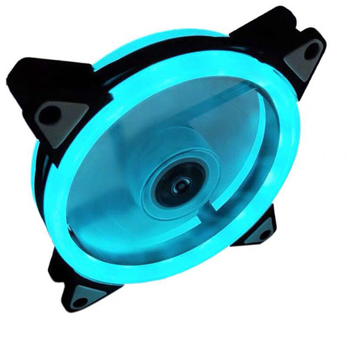 LED case fan 12CM Aurora Eclipse 16LED 12025 cool LED dual aperture computer case fan