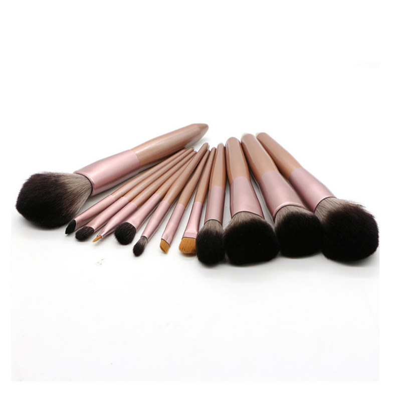 Fenglida nuevo 12 pequeña uva maquillaje cepillos traje pelo suave belleza sombra de ojos cepillo traje belleza herramientas