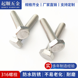 316���P�������˨M3M4M5M6ֱ�� 6-200�L�� DIN933ȫ�������ݽz