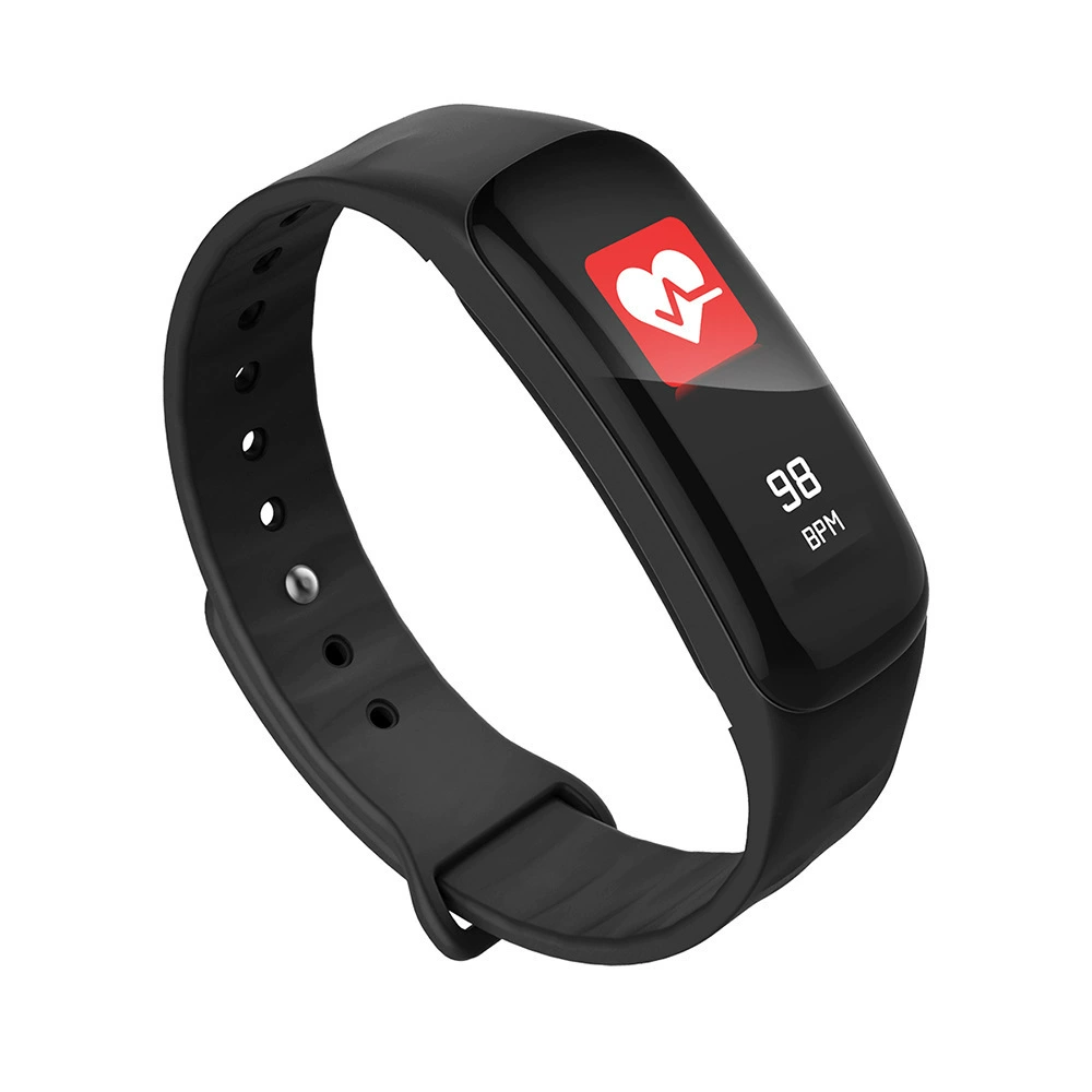 Водостойные умные часы с модным браслетом, отслеживание сердцебиения, Bluetooth, доступны в черном, красном и синем