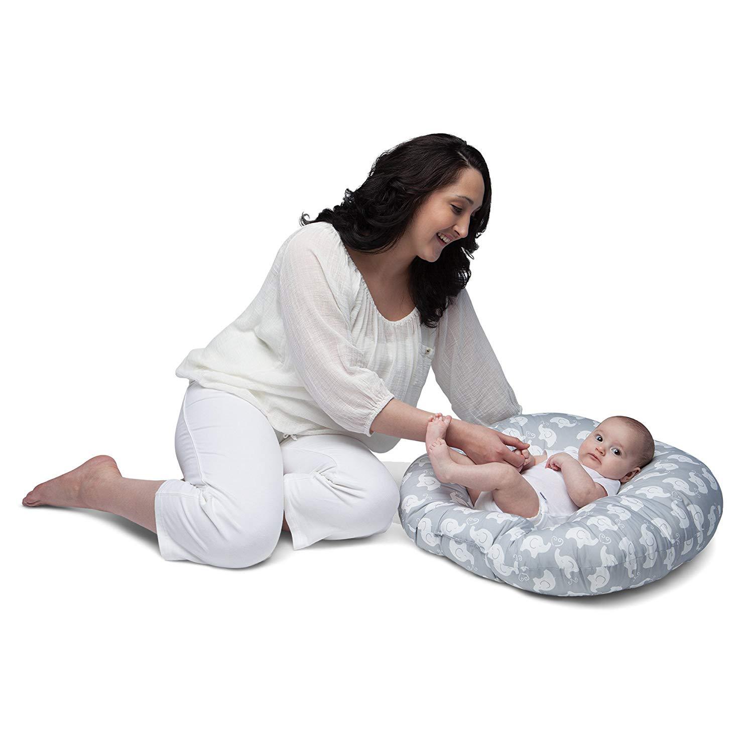 Soft children's handheld crib, foldable bed 4