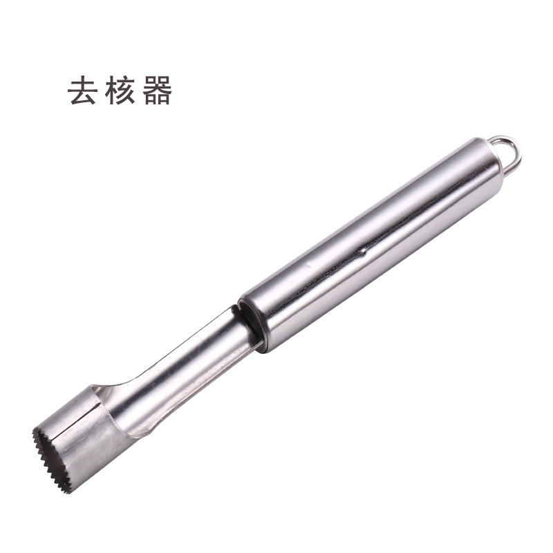 Suministros de cocina cuchillo de talla de acero inoxidable cuchillo de patata queso pala corer fruta dispositivo de excavación abrebotellas