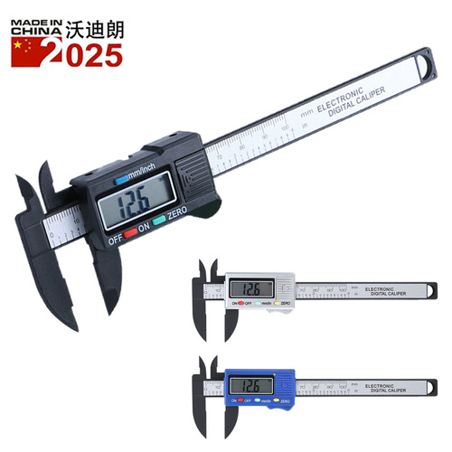 Electronic digital display vernier caliper 0-100mm all plastic digital caliper vernier in various packages