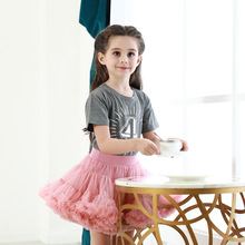 中小童半身蓬蓬裙 歐美兒童網紗凸凸裙六一兒童演出服公主tutu裙