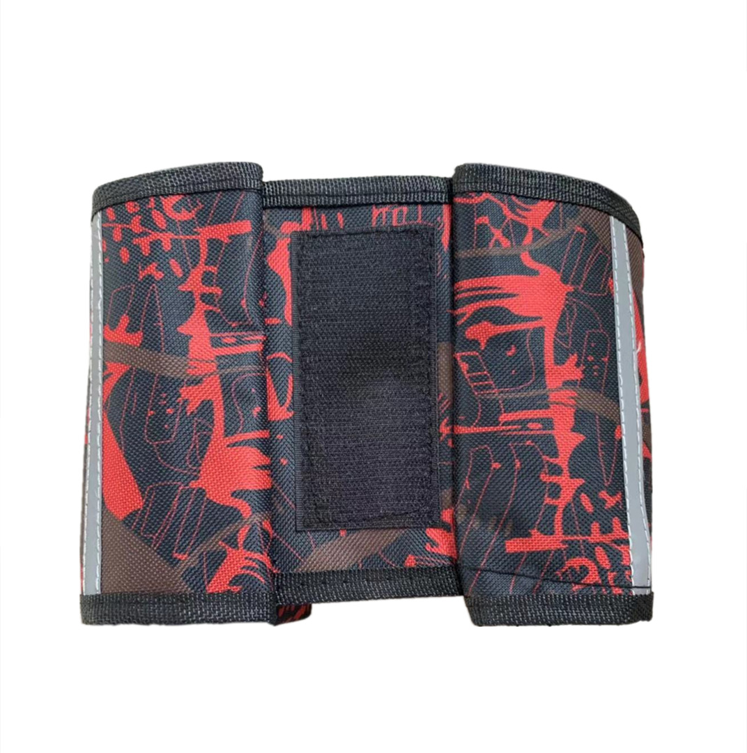 Bolsa de haz frontal de bicicleta de montaña bolsa de teléfono móvil de pantalla táctil de camuflaje con cubierta de lluvia tubo superior bolsa frontal de coche desmontaje portátil