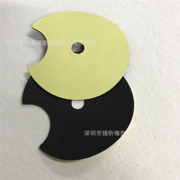 东莞工厂批发防碰撞eva垫片可定造型尺寸 单面贴胶泡绵垫