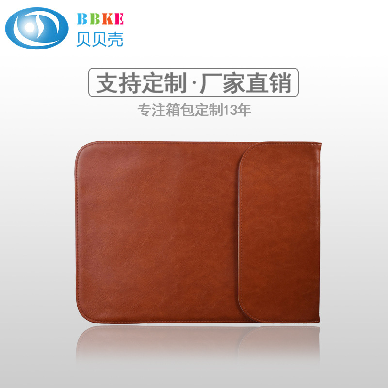 New fashion pu tablet computer bag simple business version inner bag waterproof miniipad liner bag wholesale