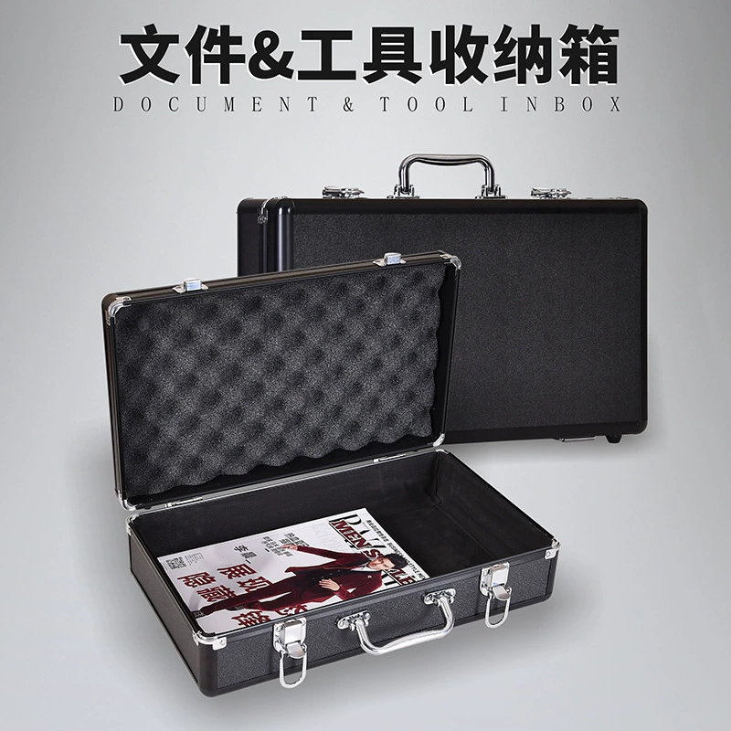 Cosmetic handheld metal storage box for documents, (Physicals)