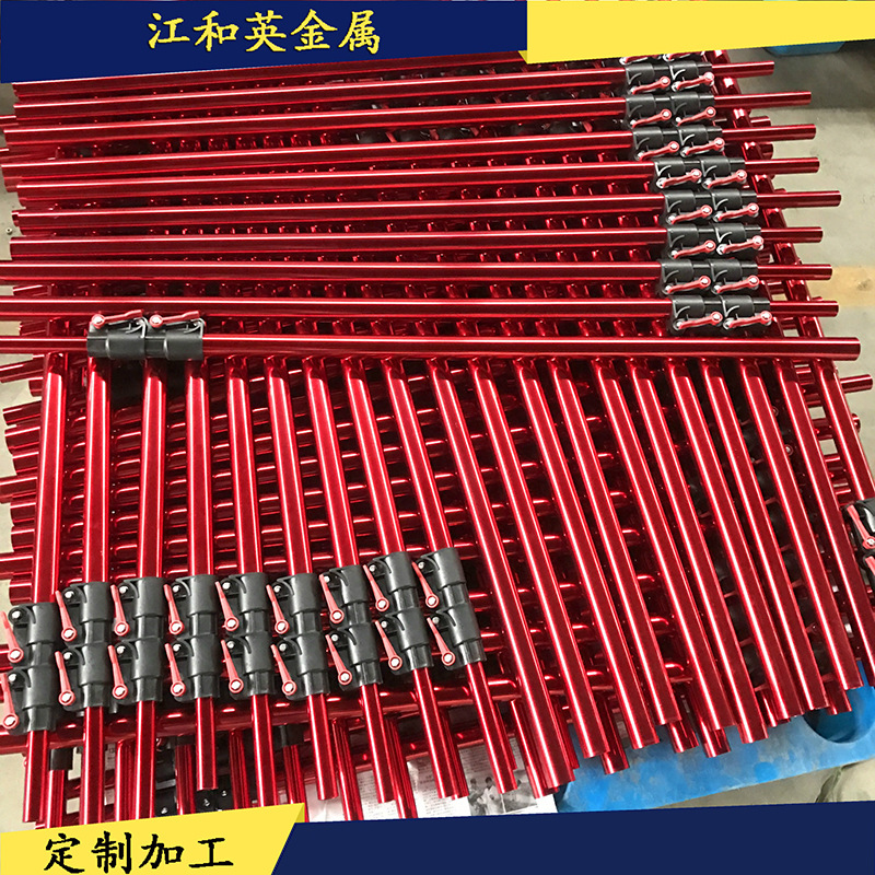 供应天幕杆配件帐篷支撑杆 铝合金门庭杆营柱支架