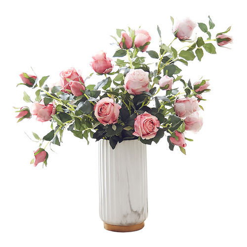 Simulated Rose, European Vintage Chrysanthemum Silk Flower Artificial Dried Flower Home Decor Wedding Flower Rose