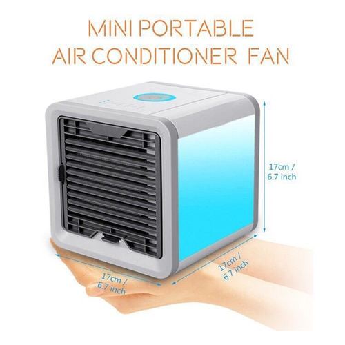 New USB mini refrigeration air conditioner home desktop small air cooler portable mobile humidification water-cooled electric fan