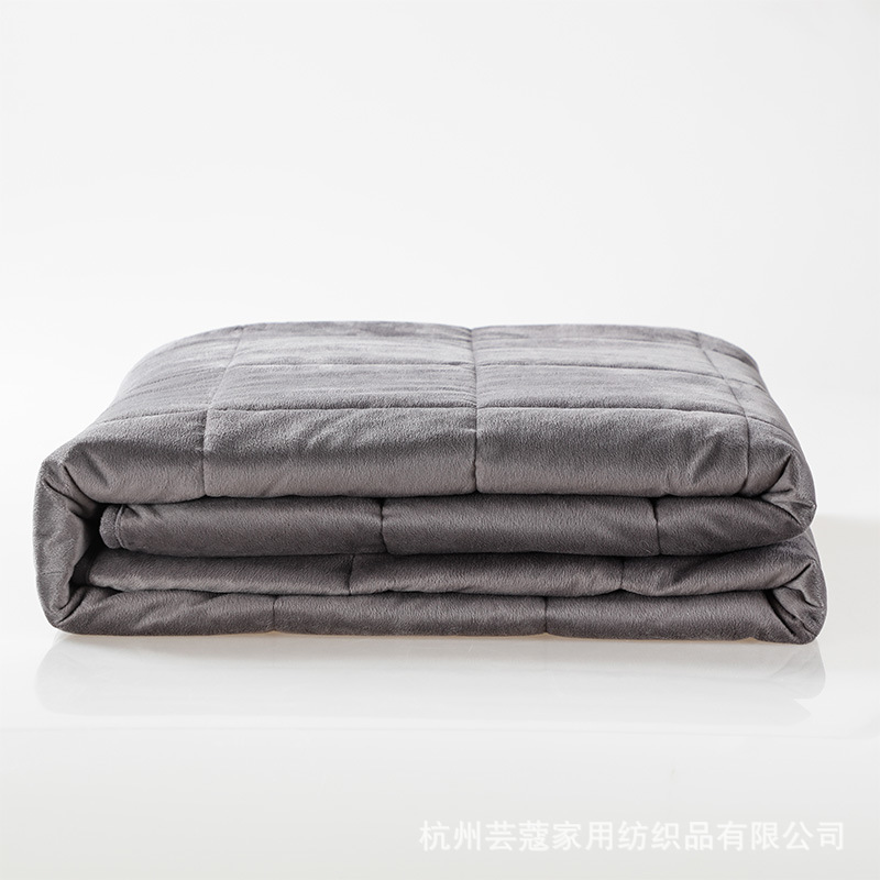 Manta de gravedad transfronteriza Amazon manta ponderada manta descompresión aliviar la ansiedad ayudar a mejorar el sueño aire acondicionado