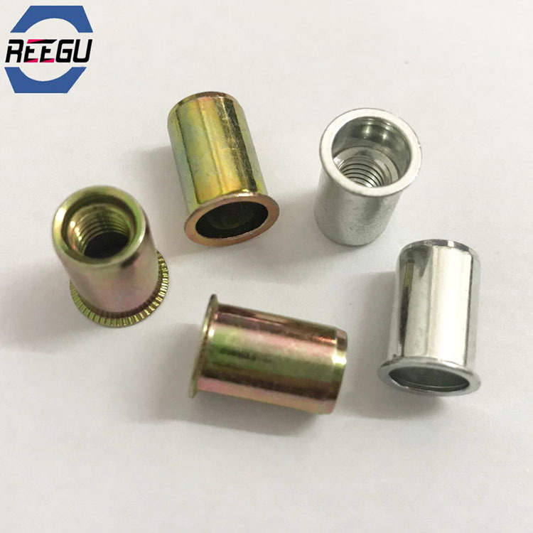 专业供应M4 M5 M6 M8小头滚花拉铆螺母 小沉头铆螺母