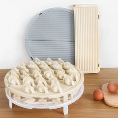 Creative foldable dumpling curtain household thick food mat cover curtain dumpling cover tray non-stick anti-slip dumpling mat