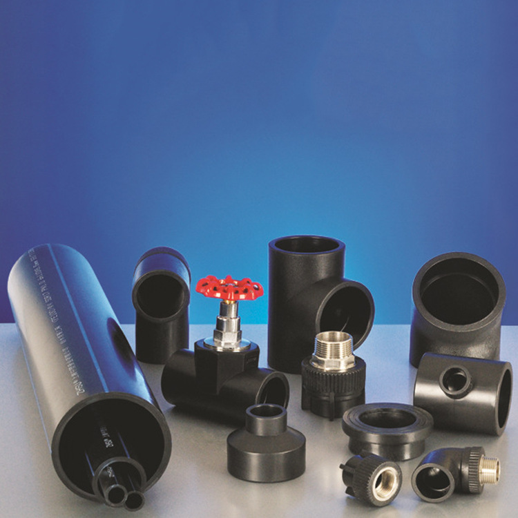上海中塑厂家供应PE管件 PE承插等径直通 承插等径直接PE管件水管