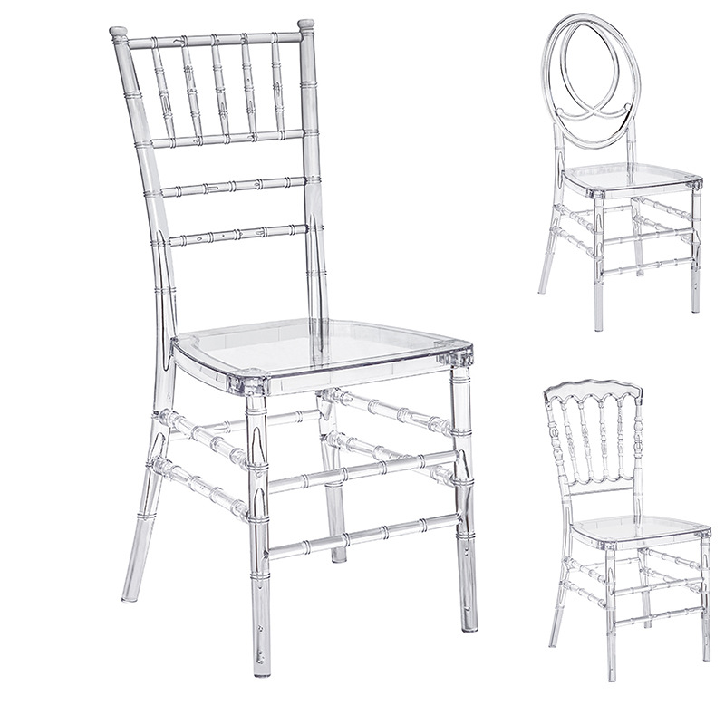 Transparent bamboo chair Phoenix chair wedding chair PC resin chair…