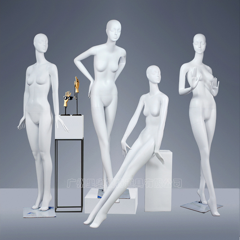 glass summer quality mannequin head