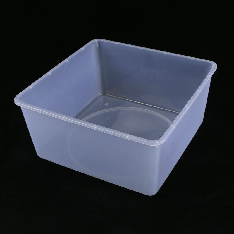 厂家供应无盖超市散装方形半透明食品盒零食散货塑料盒糖果展示盒