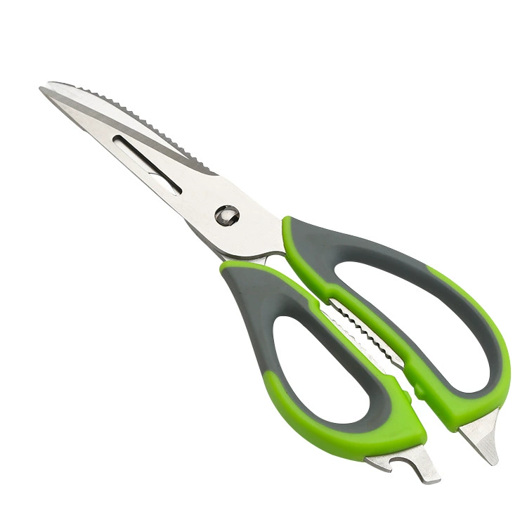 Yangjiang Dinghua multi-purpose kitchen scissors multi-functional bottle opening and peeling scissors practical scissors household scissors