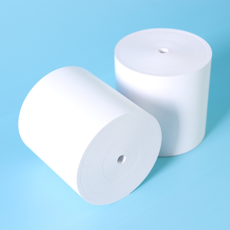 Thermal paper without core, 80x80mm receipt paper, 8080 thermal receipt paper 80*80mm takeout printing paper