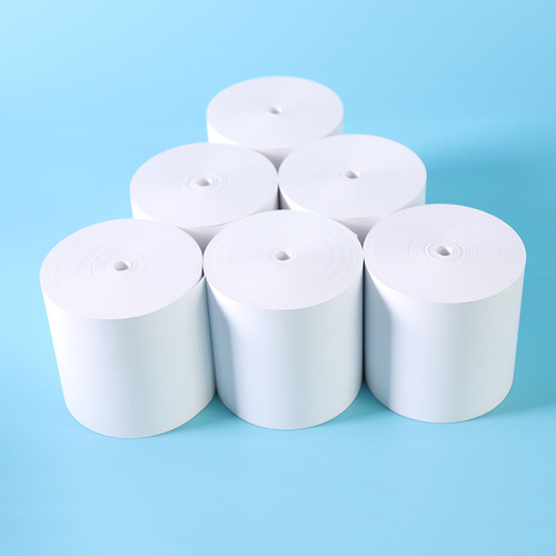 Thermal paper without core, 80x80mm receipt paper, 8080 thermal receipt paper 80*80mm takeout printing paper