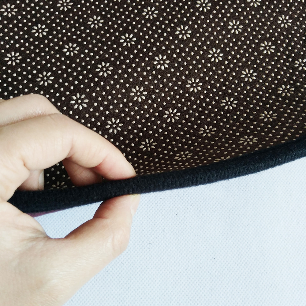 Generación transfronteriza tendencia de personalidad de la moda discoteca luz azul gris sala de estar dormitorio antideslizante alfombra de piso redondo